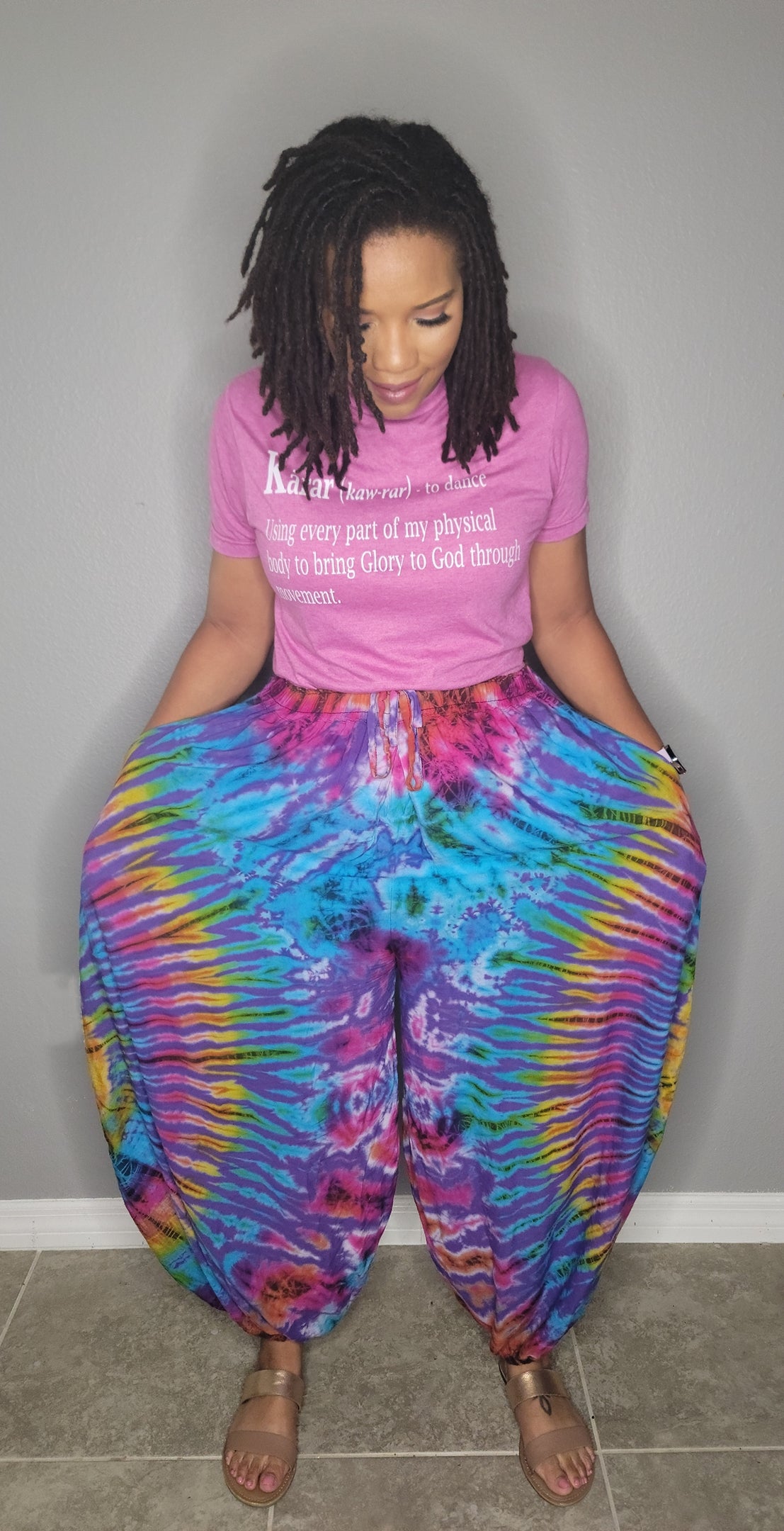 Tye dye pants